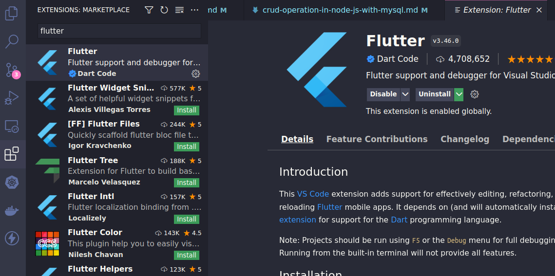 vscode-flutter